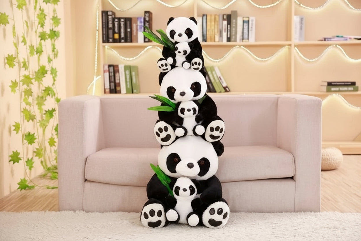 Peluche Panda Maman et bébé