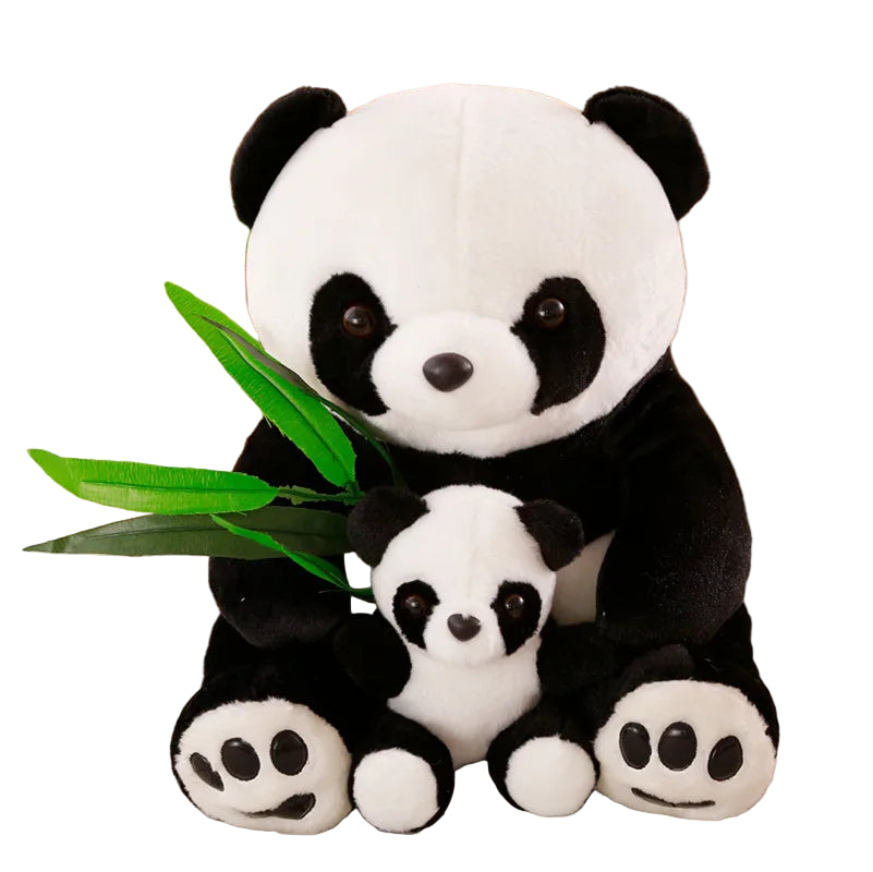 Peluche Panda Maman et bébé