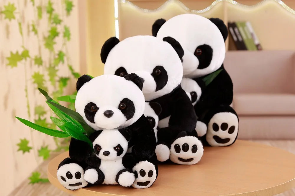 Peluche Panda Maman et bébé