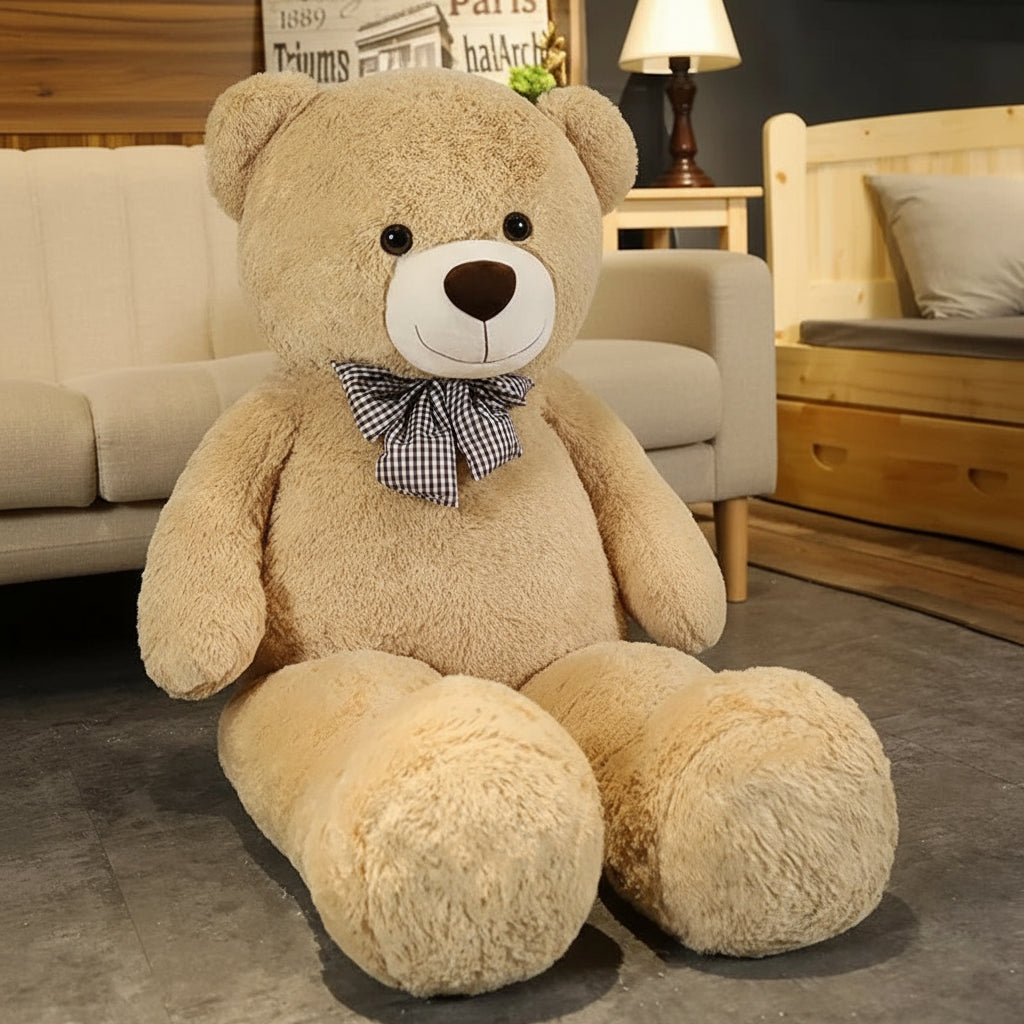 Ours en peluche Géant Noeud