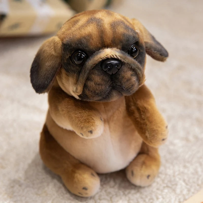 Peluche chien Bouledogue