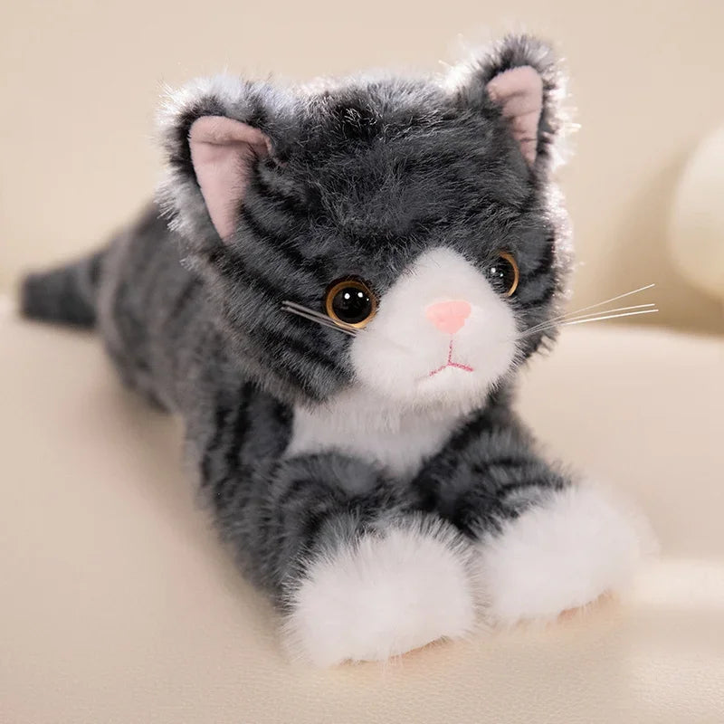 Peluche chat Réaliste