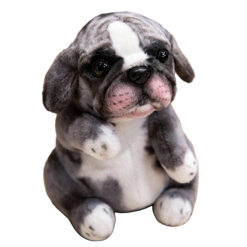 Peluche chien Bouledogue