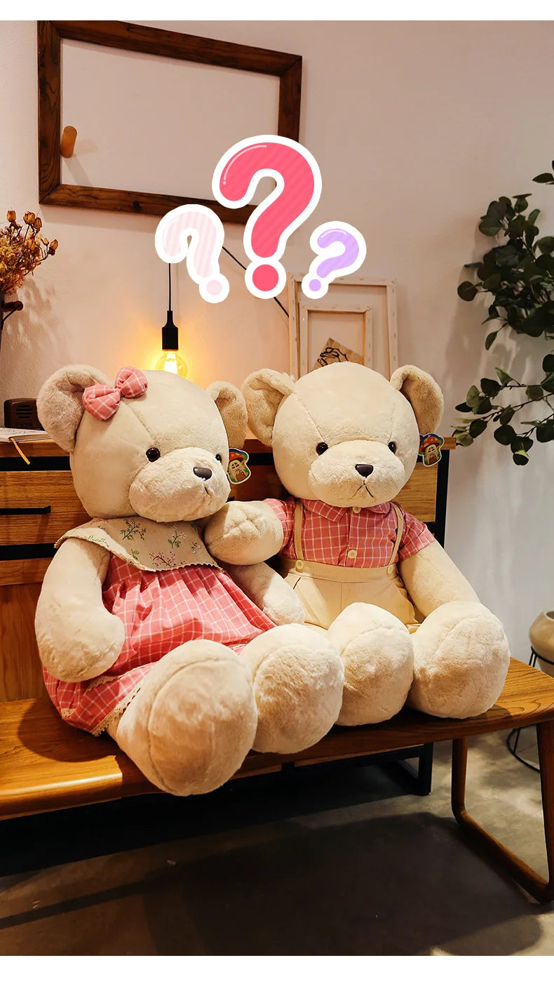 Ours en peluche Géant Couple