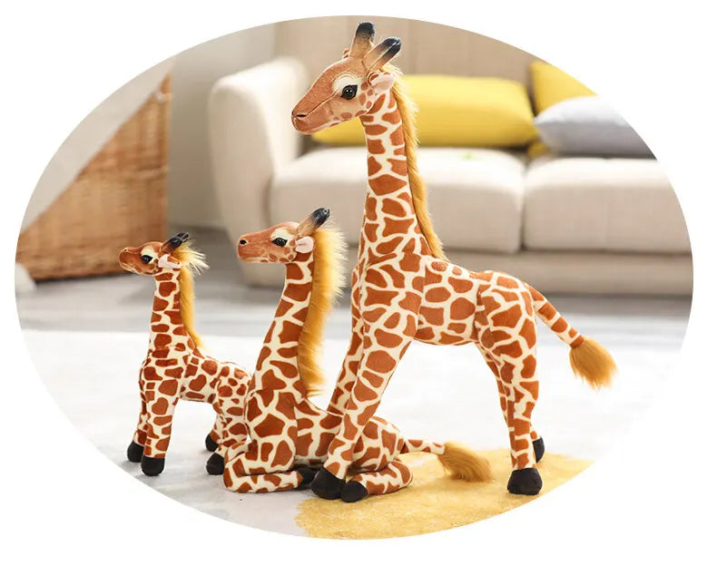 Peluche Girafe Réel
