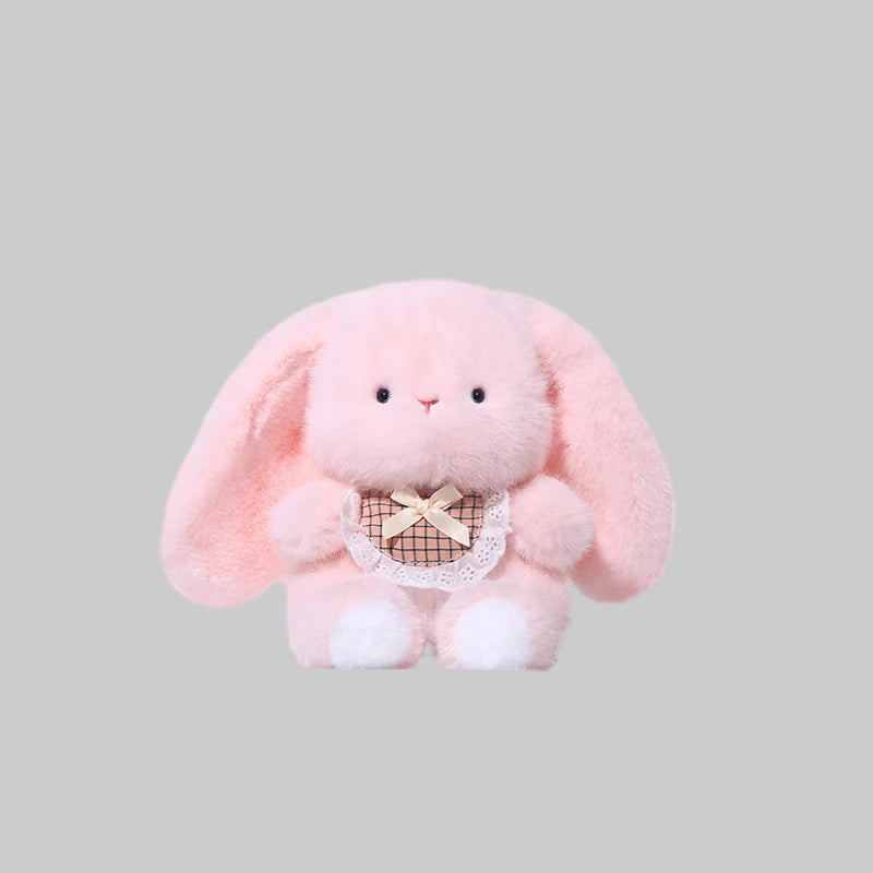 Peluche lapin tout rose
