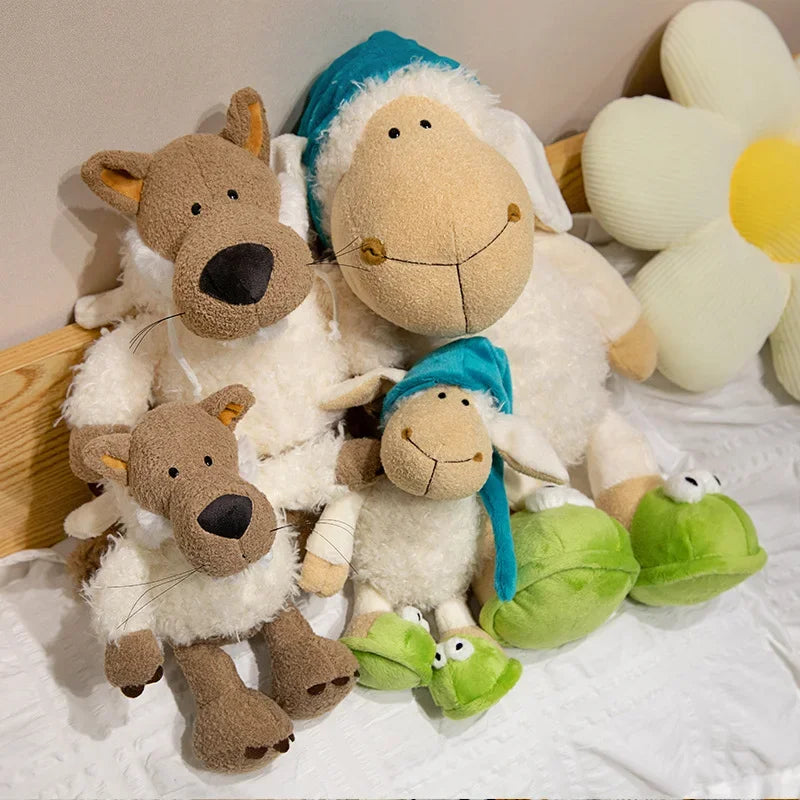 Peluche loups mouton