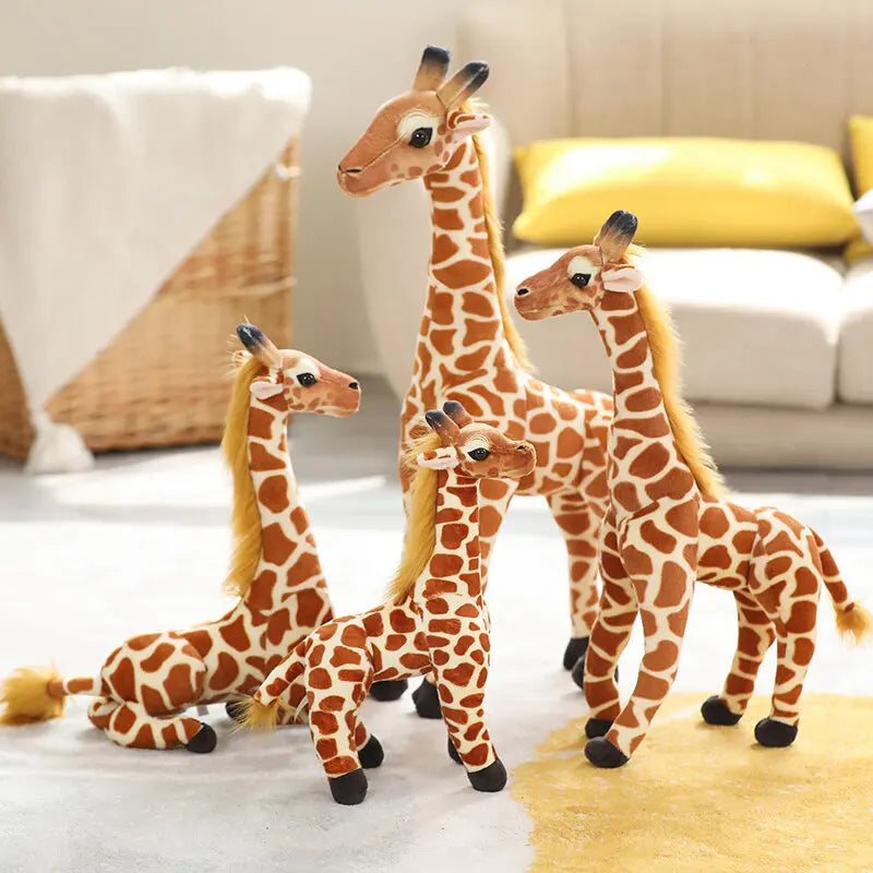 Peluche Girafe Réel