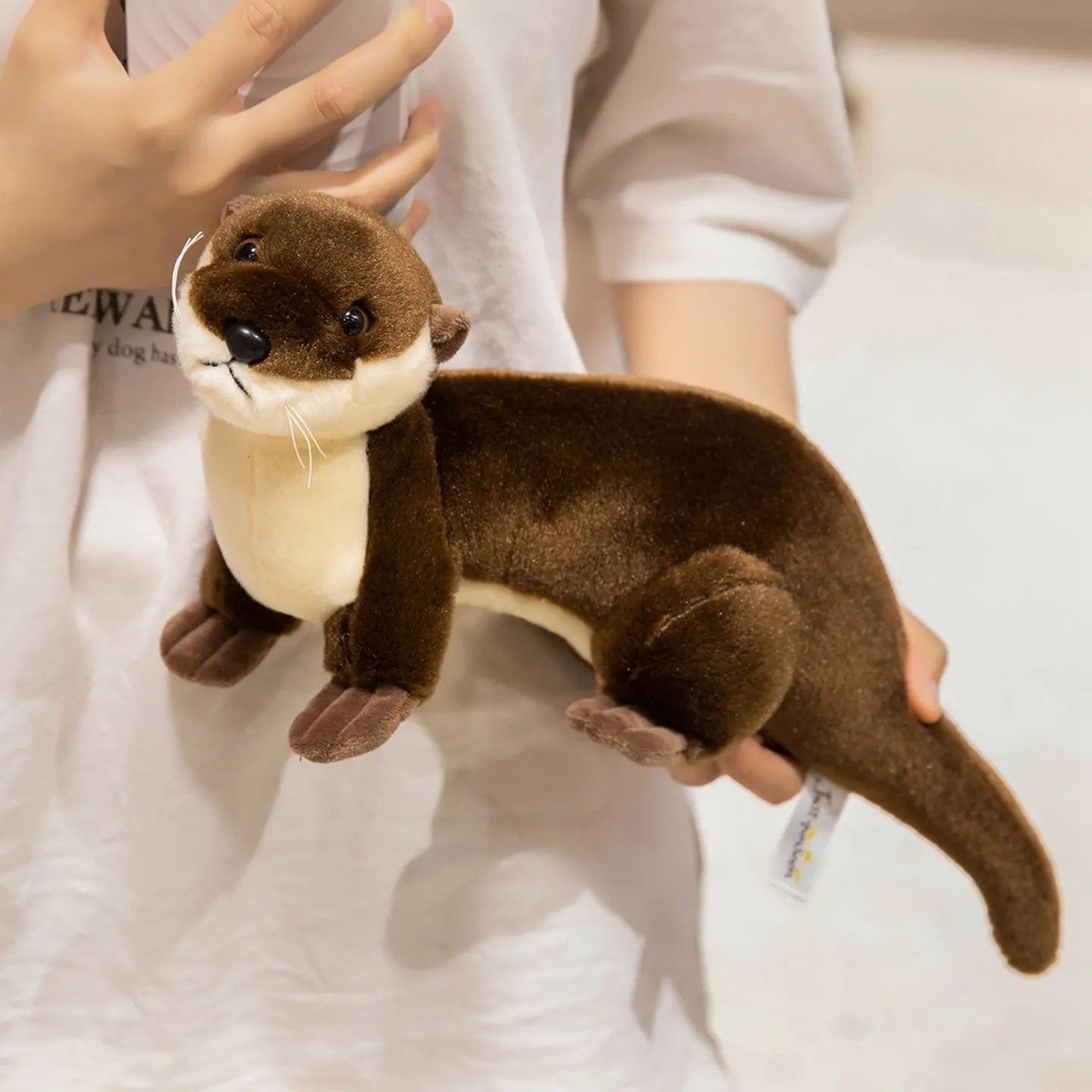 Peluche loutre câline 26cm