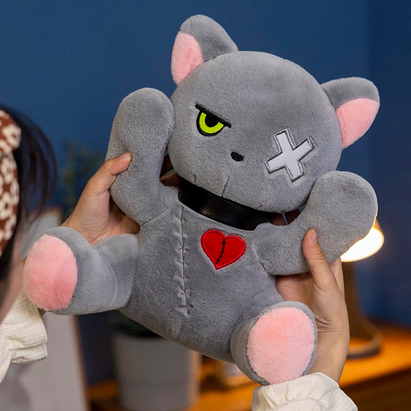 Peluche chat Gothique