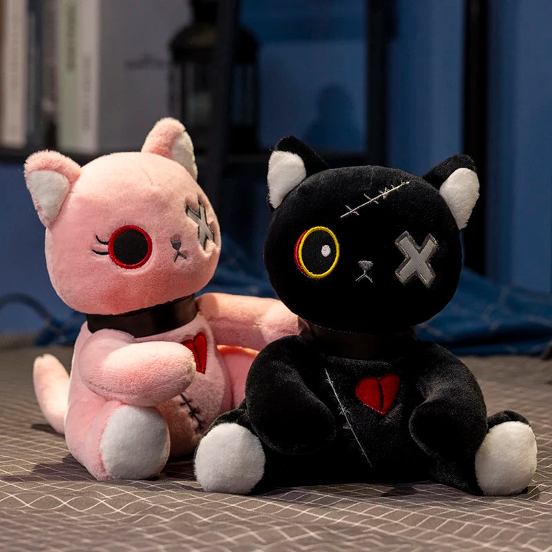 Peluche chat Gothique