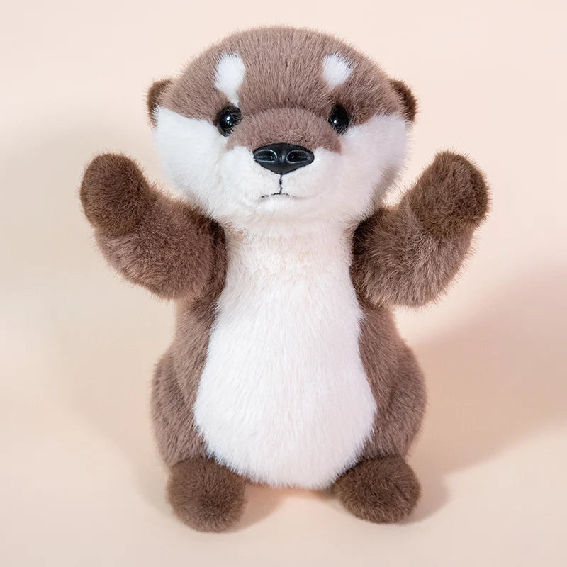 Peluche loutre mains magnétique