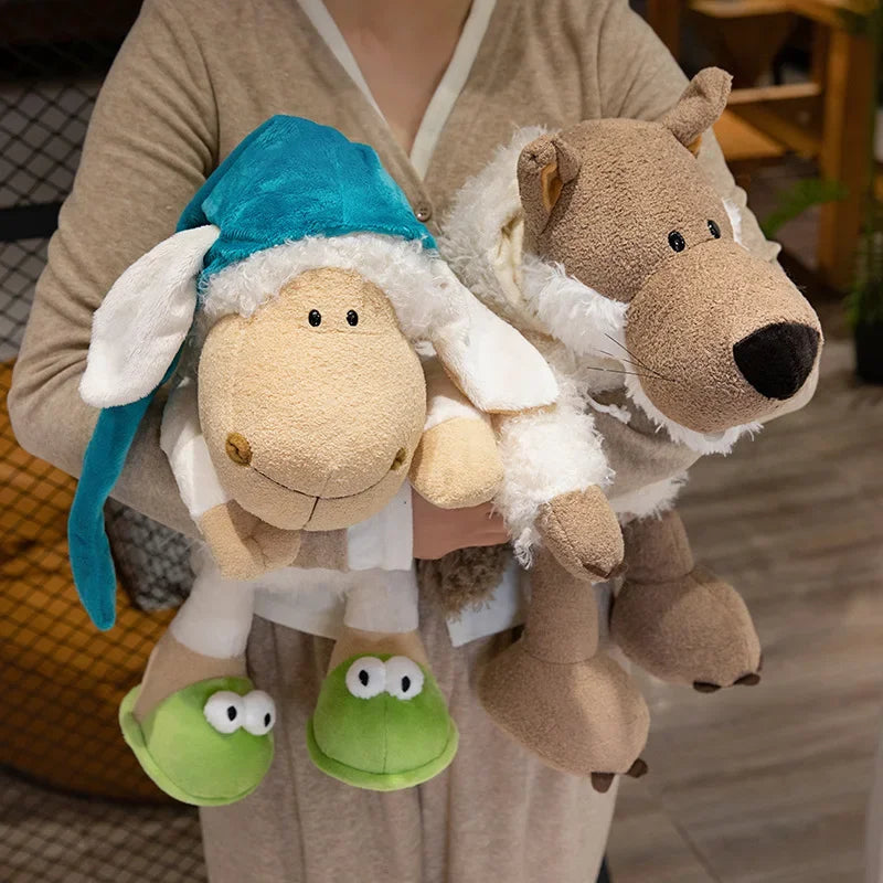 Peluche loups mouton