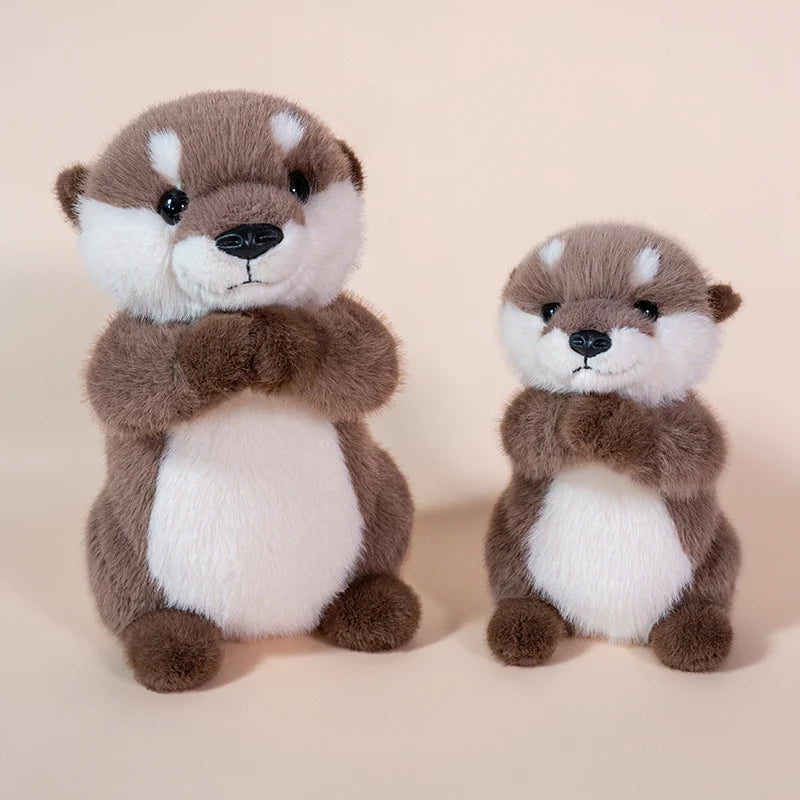 Peluche loutre mains magnétique