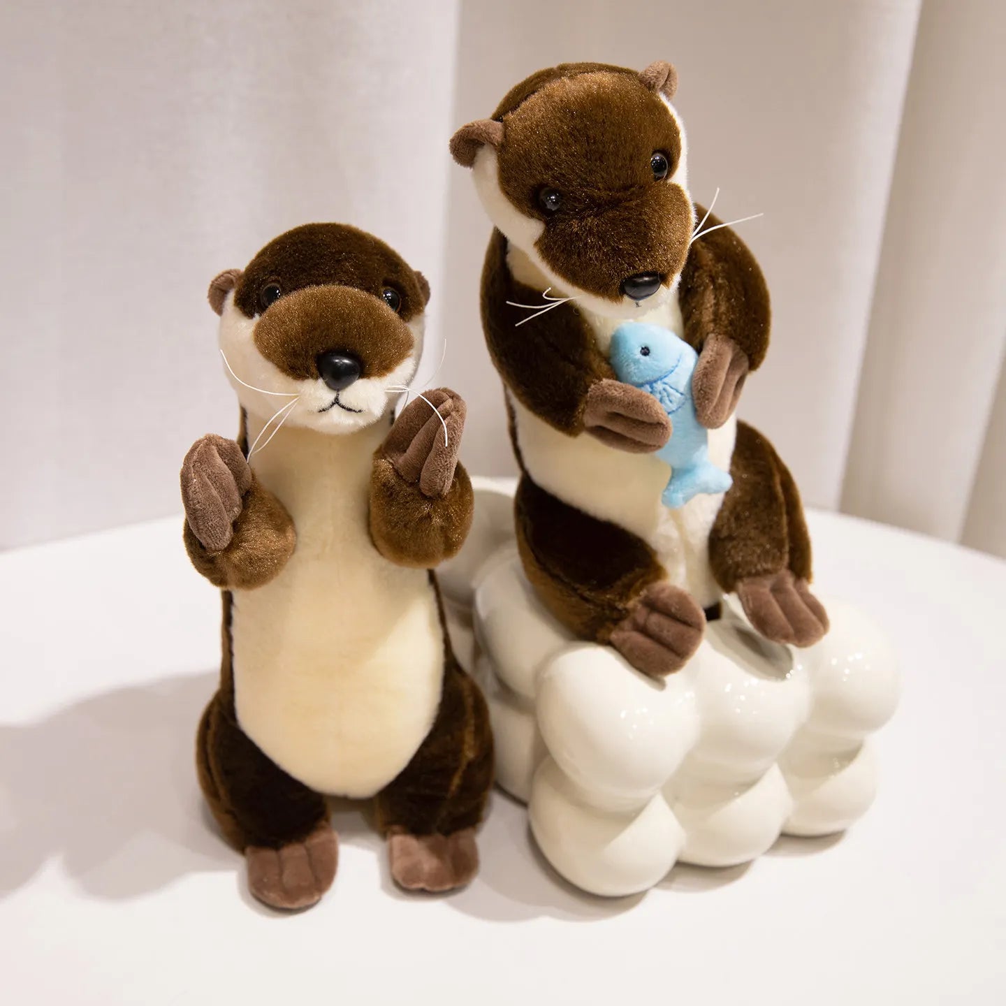 Peluche loutre câline 26cm