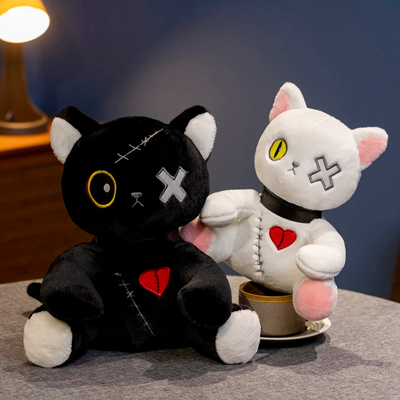 Peluche chat Gothique