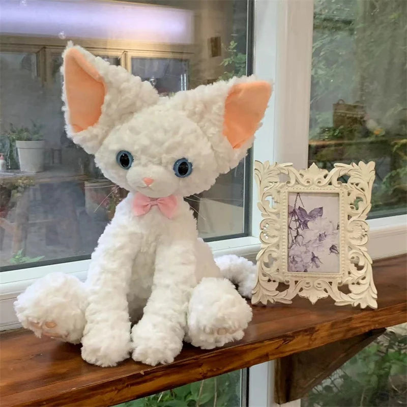 Peluche chat Devon Rex