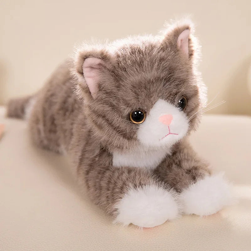Peluche chat Réaliste