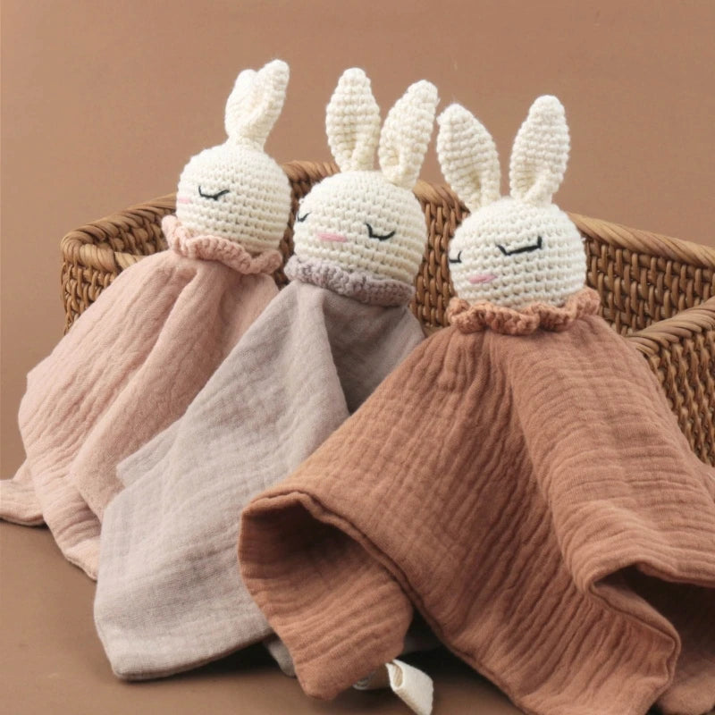 Doudou lapin Tricoté
