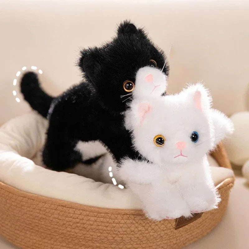 Peluche chat Réaliste