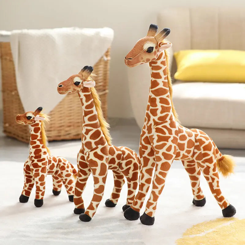 Peluche Girafe Réel