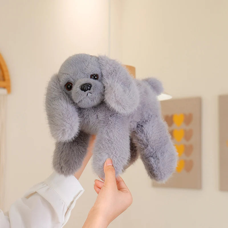 Peluche chien Caniche