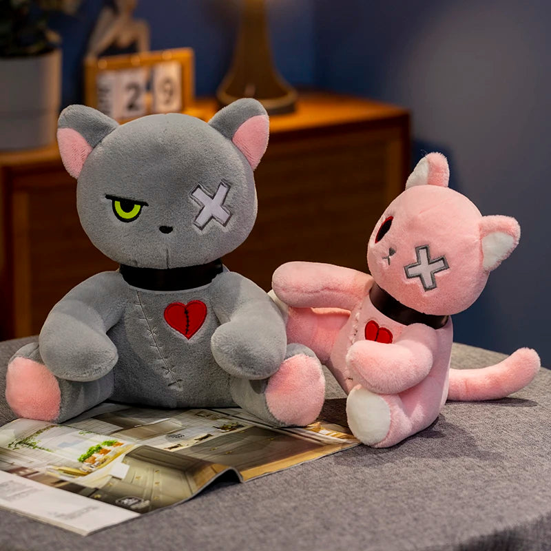Peluche chat Gothique