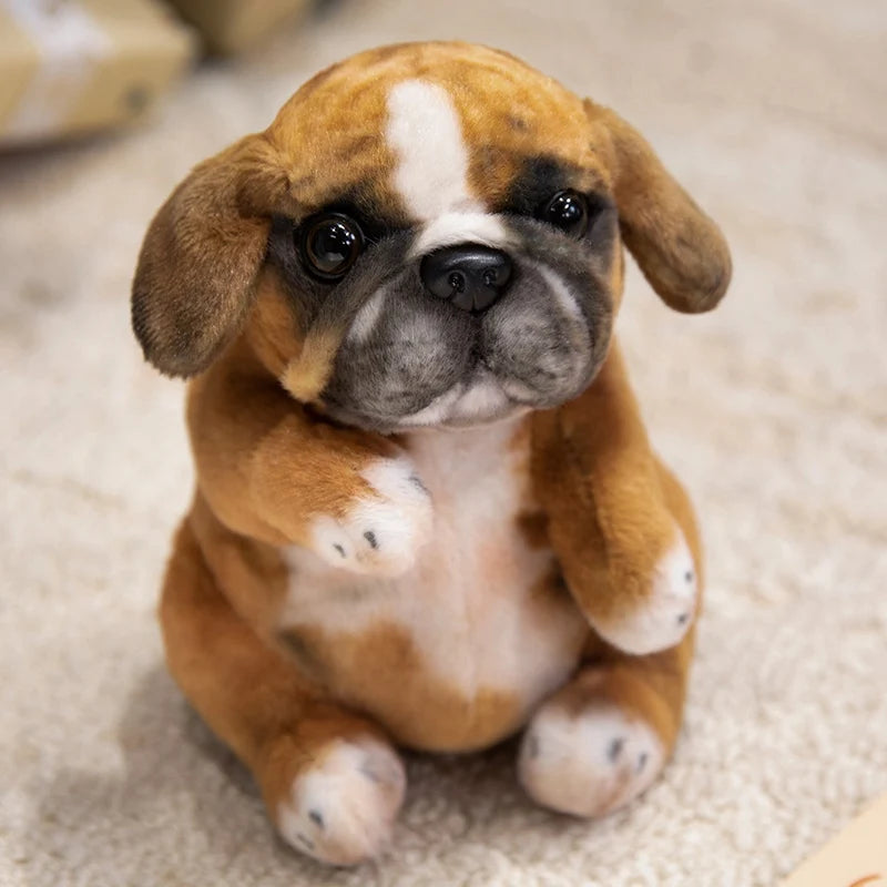 Peluche chien Bouledogue