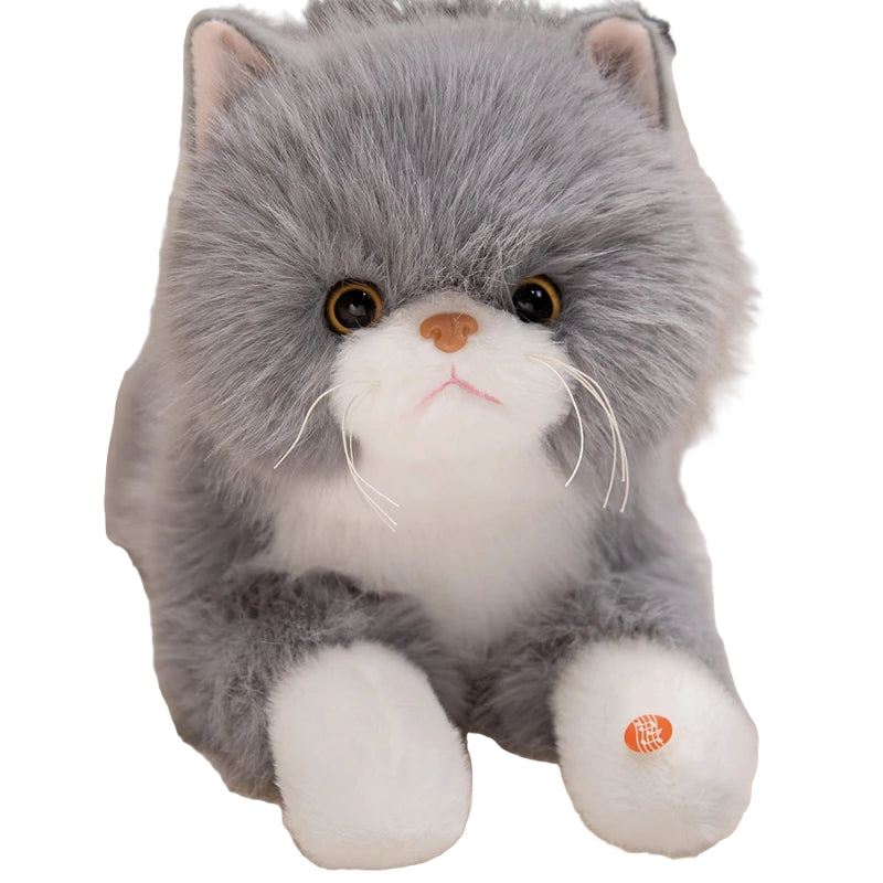 Peluche chat Réaliste Ronronne