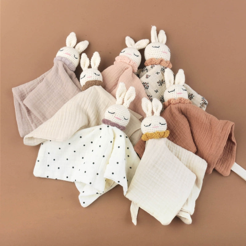 Doudou lapin Tricoté