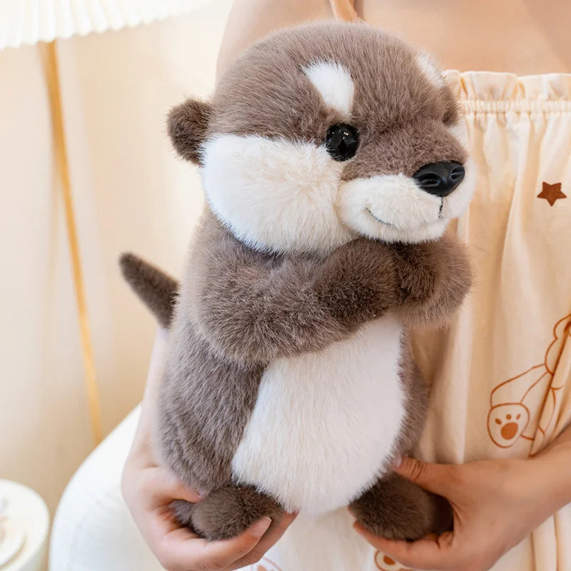 Peluche loutre mains magnétique