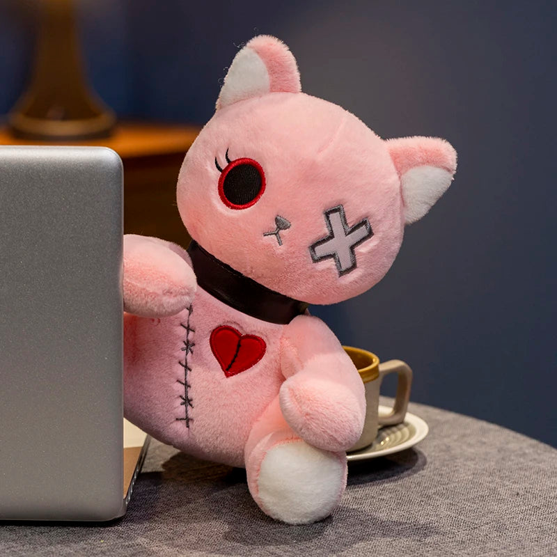 Peluche chat Gothique