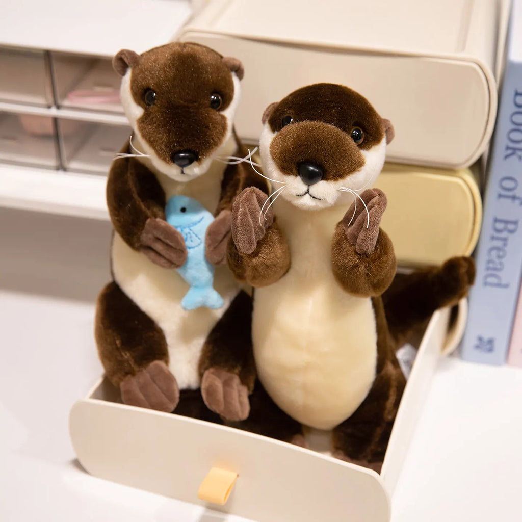Peluche loutre câline 26cm