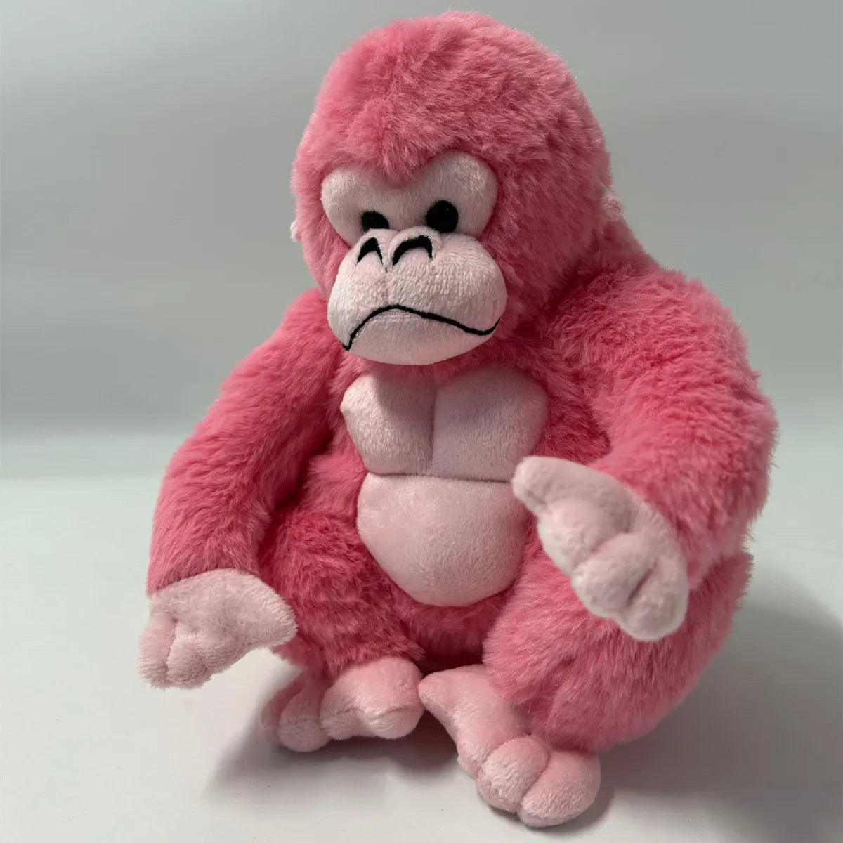 Peluche Singe Gorille Rose
