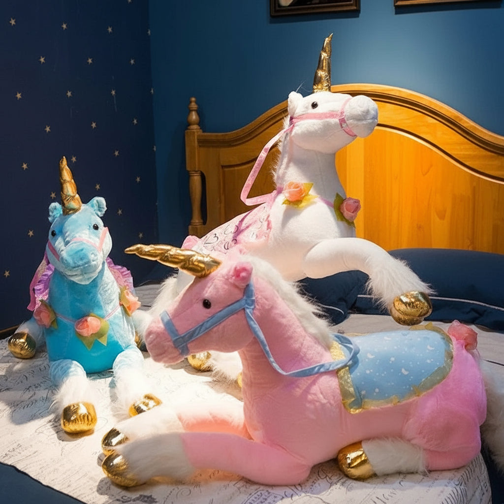 Peluche licorne Géante