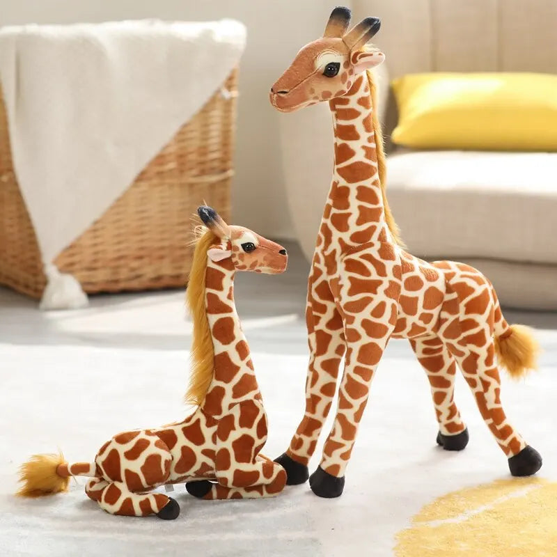 Peluche Girafe Réel