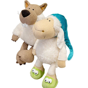 Peluche loups mouton