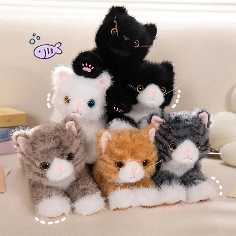 Peluche chat Réaliste