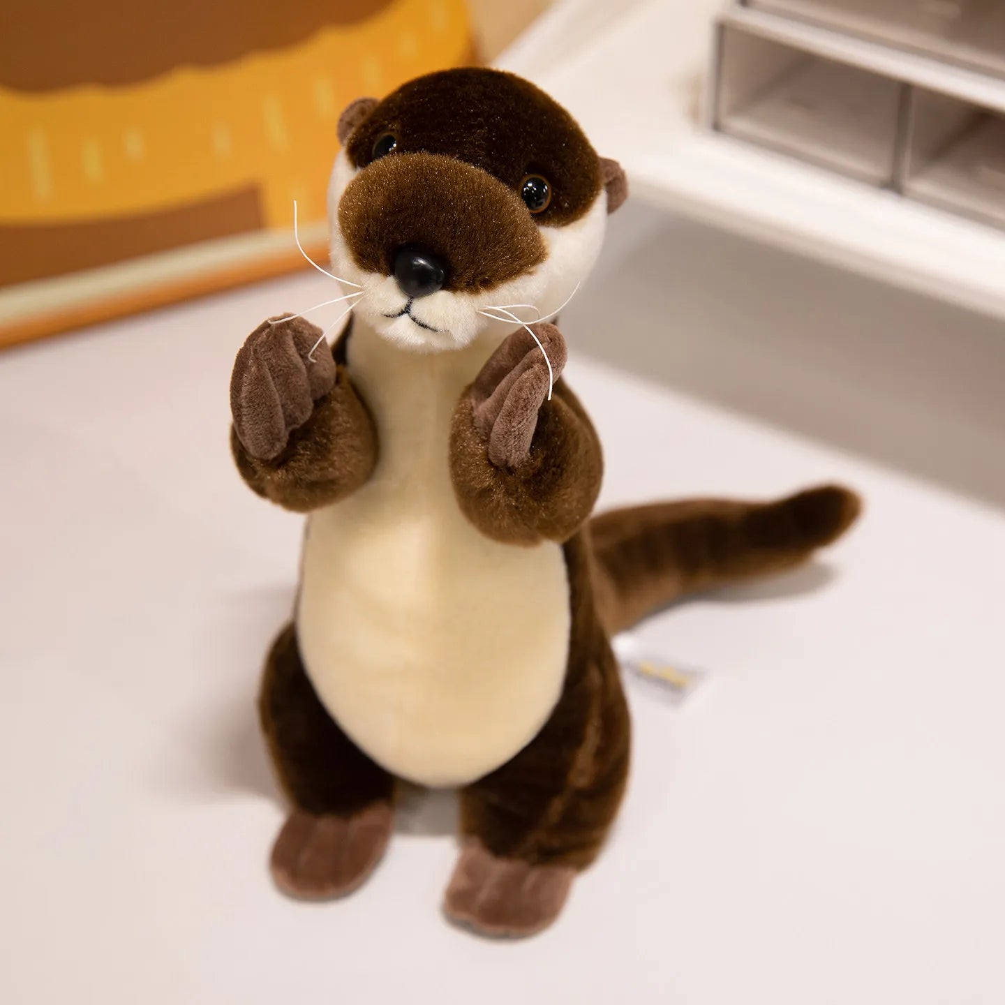 Peluche loutre câline 26cm