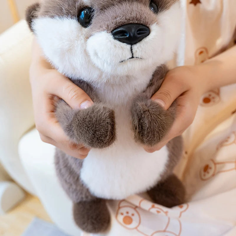 Peluche loutre mains magnétique