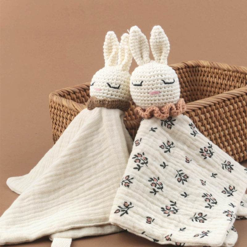 Doudou lapin Tricoté