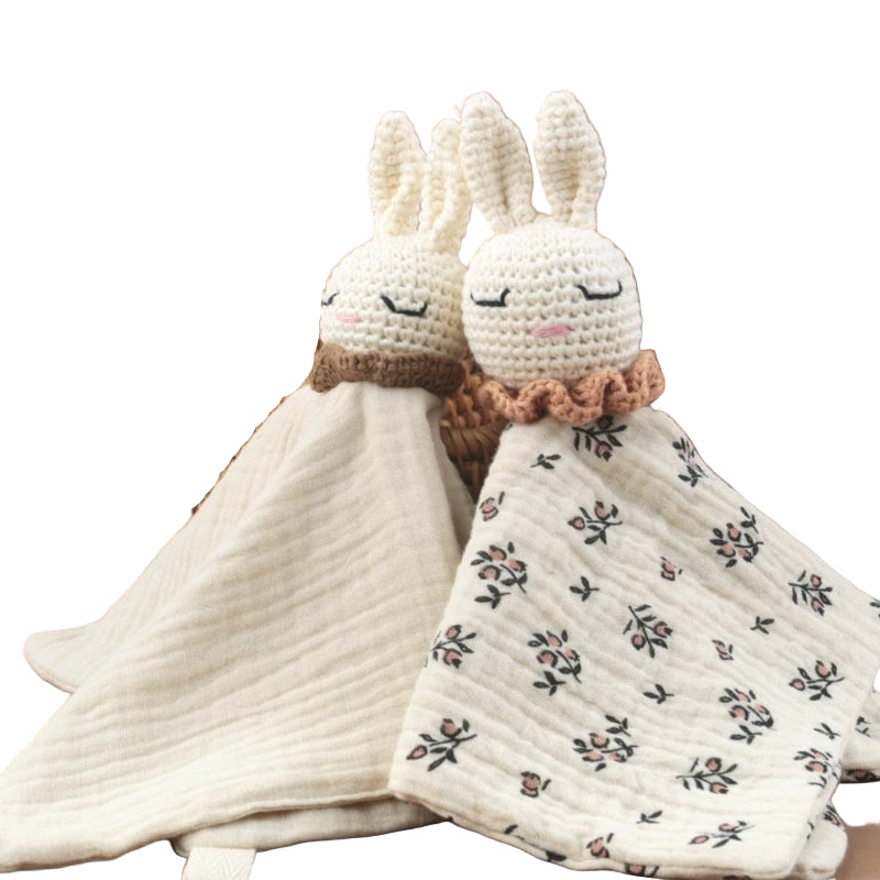 Doudou lapin Tricoté