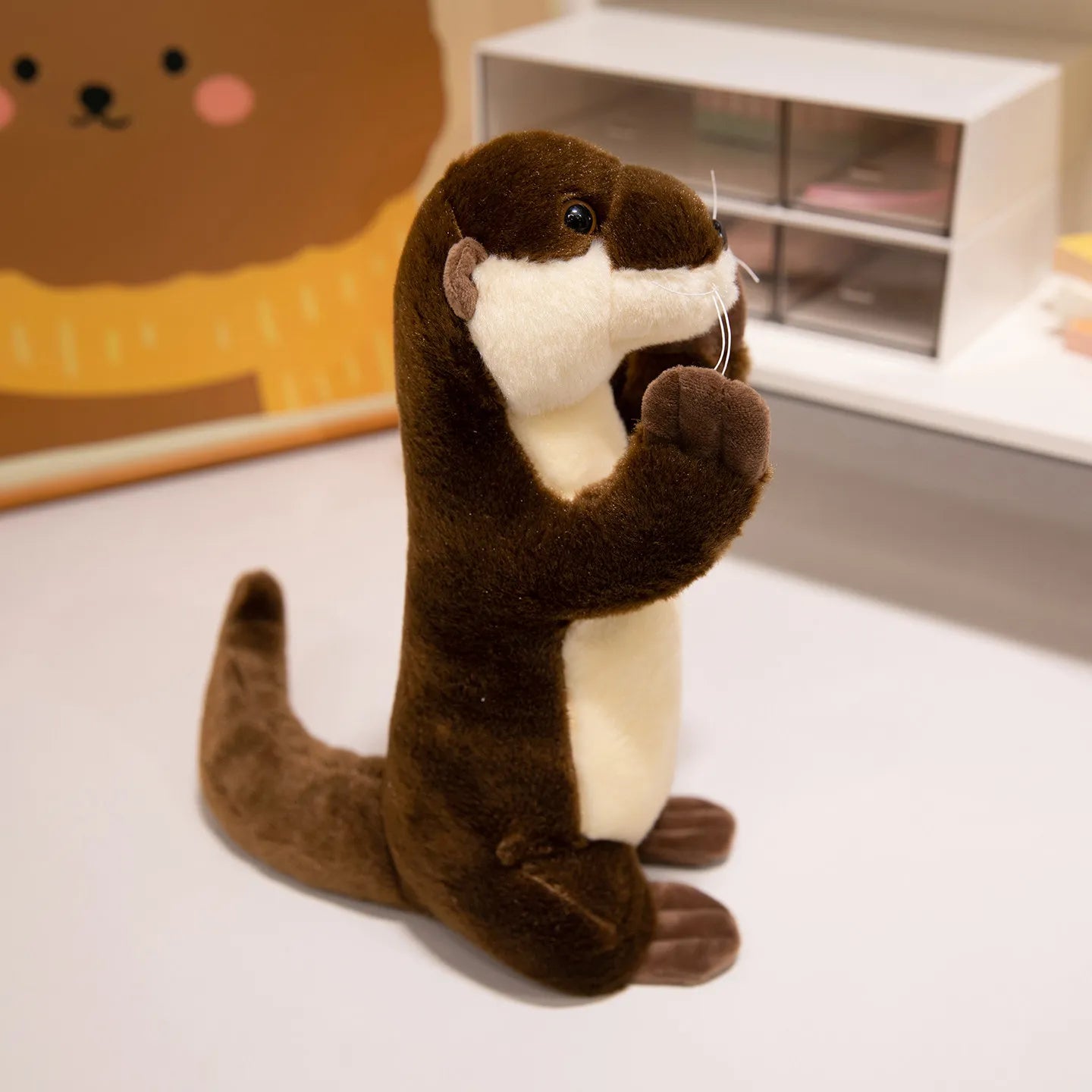 Peluche loutre câline 26cm