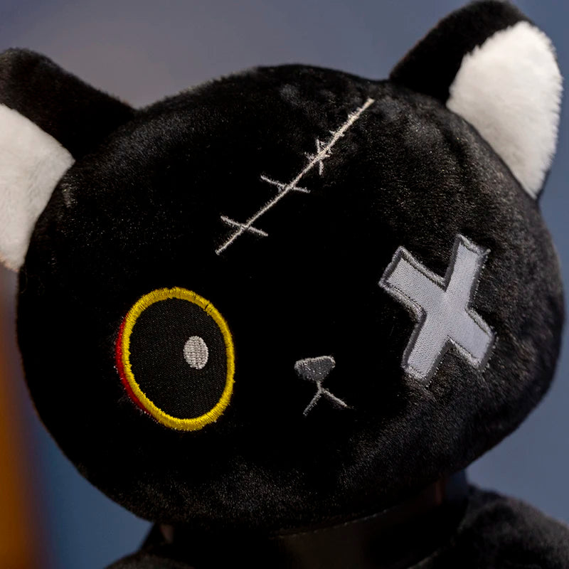 Peluche chat Gothique