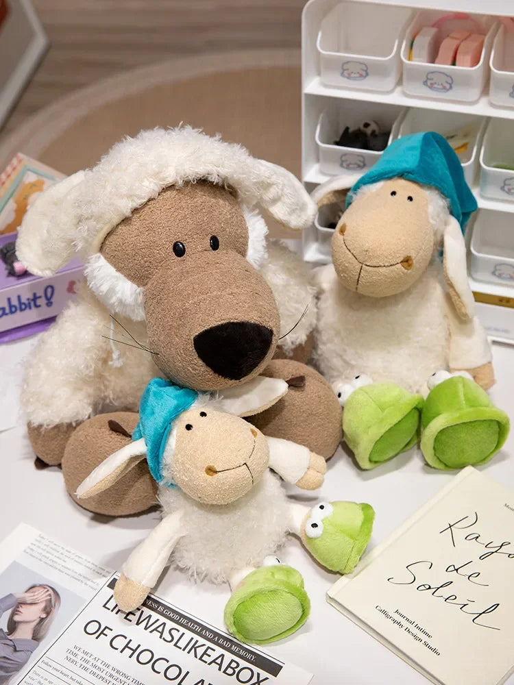 Peluche loups mouton