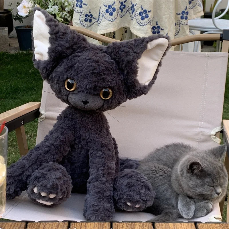 Peluche chat Devon Rex