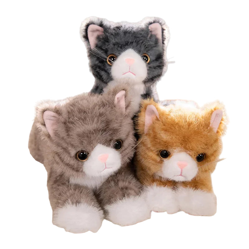 Peluche chat Réaliste