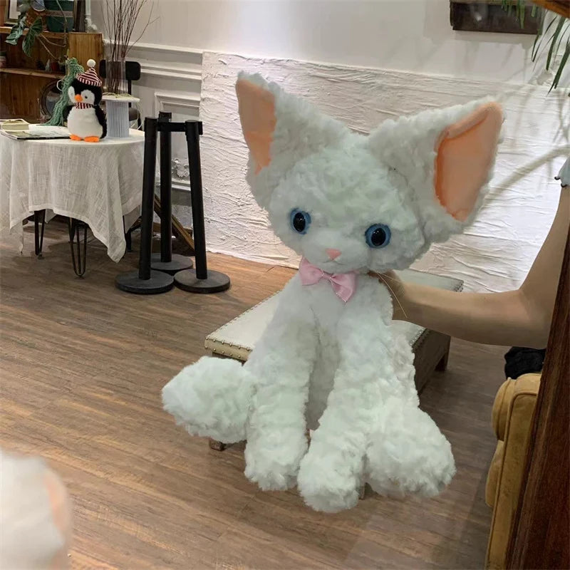 Peluche chat Devon Rex