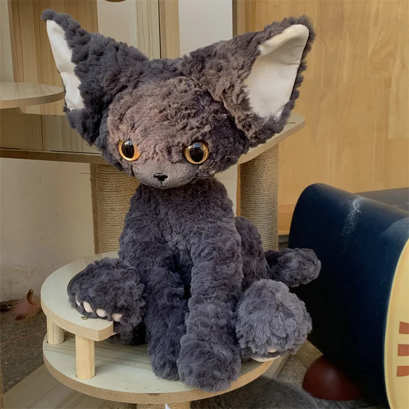 Peluche chat Devon Rex