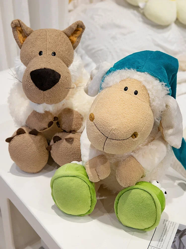 Peluche loups mouton